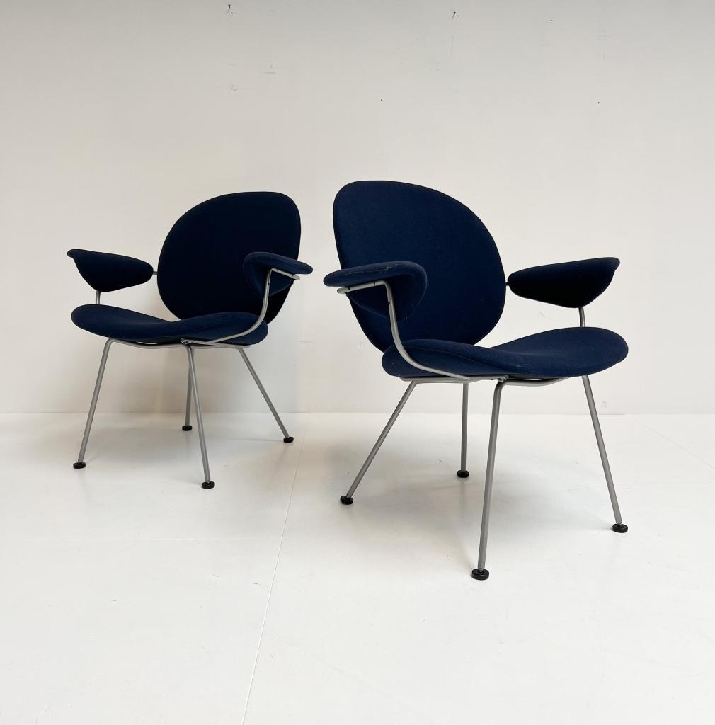 Donkerblauwe Kembo Fauteuil Van W.h. Gispen, Na 2000 image 3