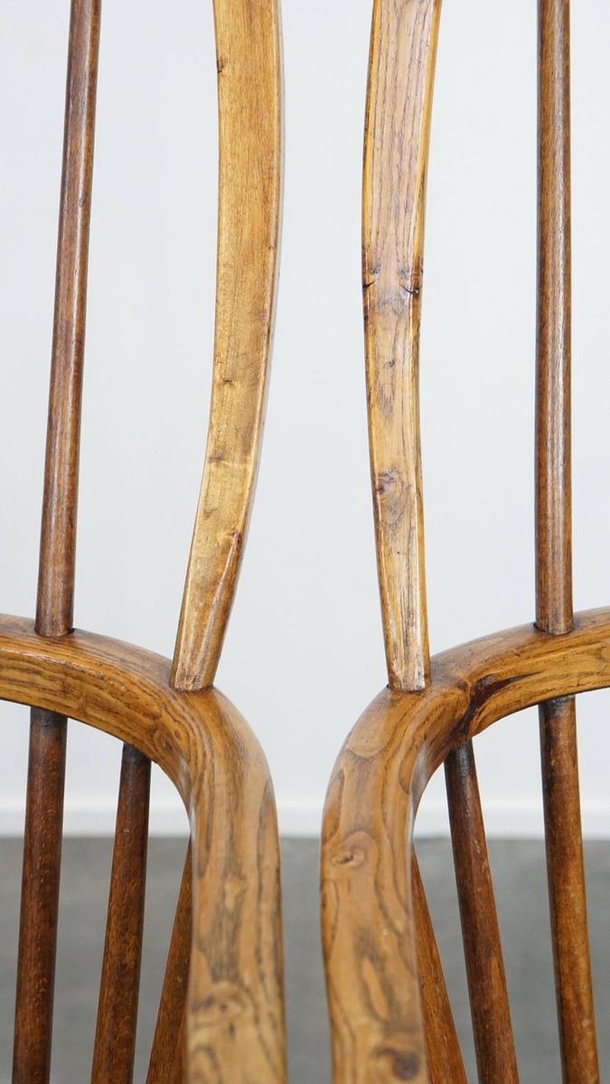 Leuke En Tijdloze Set Van 4 Antieke Engelse Windsor Stickback Chairs Uit De 19e image 16