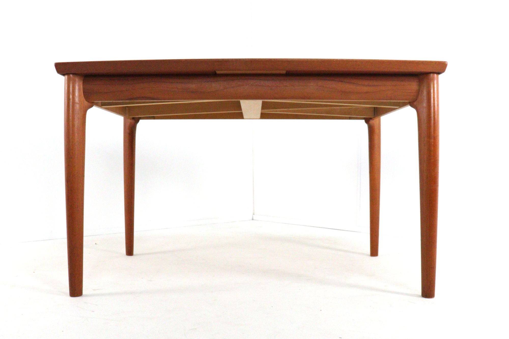 Grete Jalk Voor Glostrup Verlengbare Rechthoekige Eettafel Vintage image 4