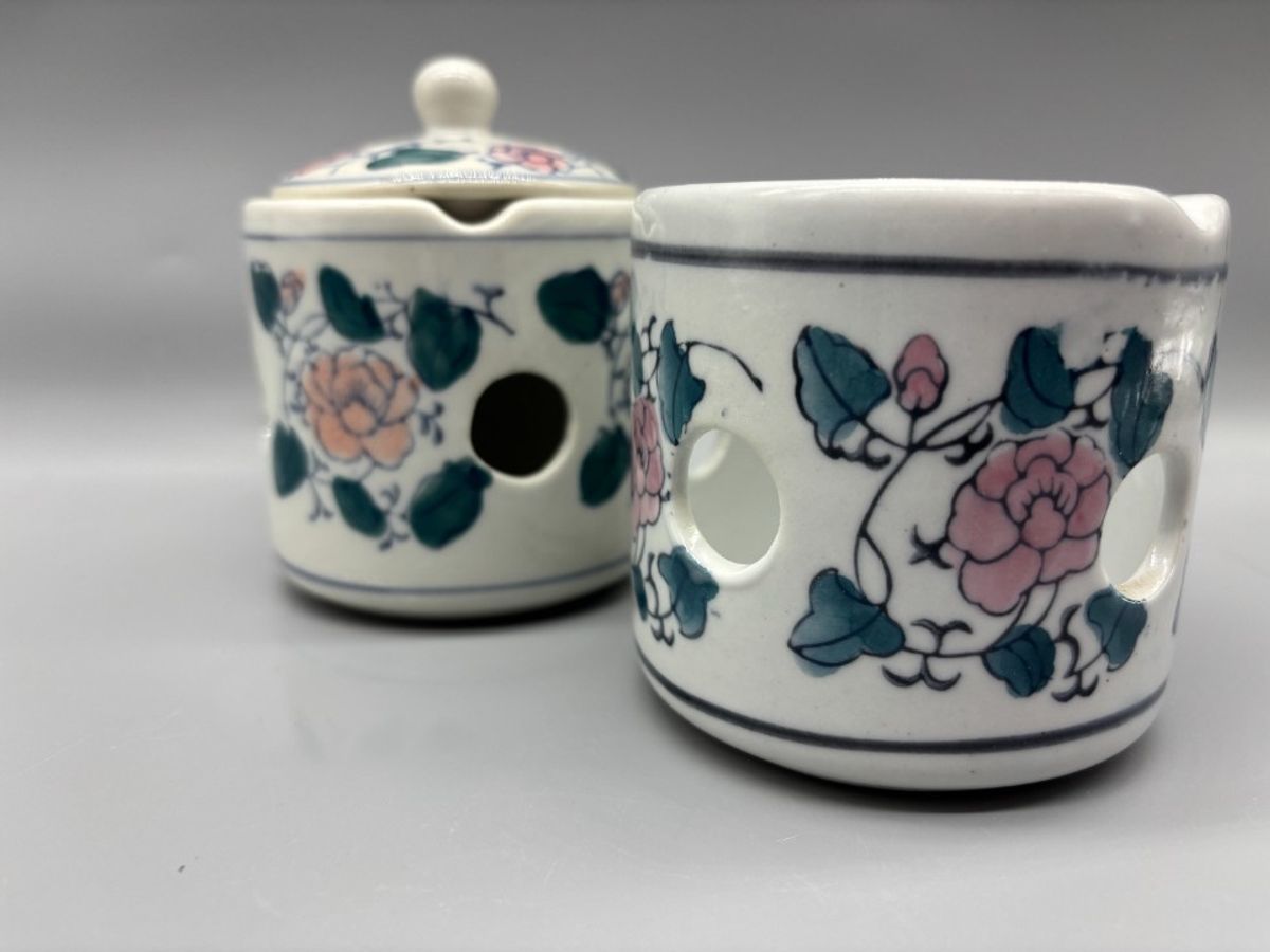 Set Chinees Pastel Potpourri Potjes 2 Stuks image 5