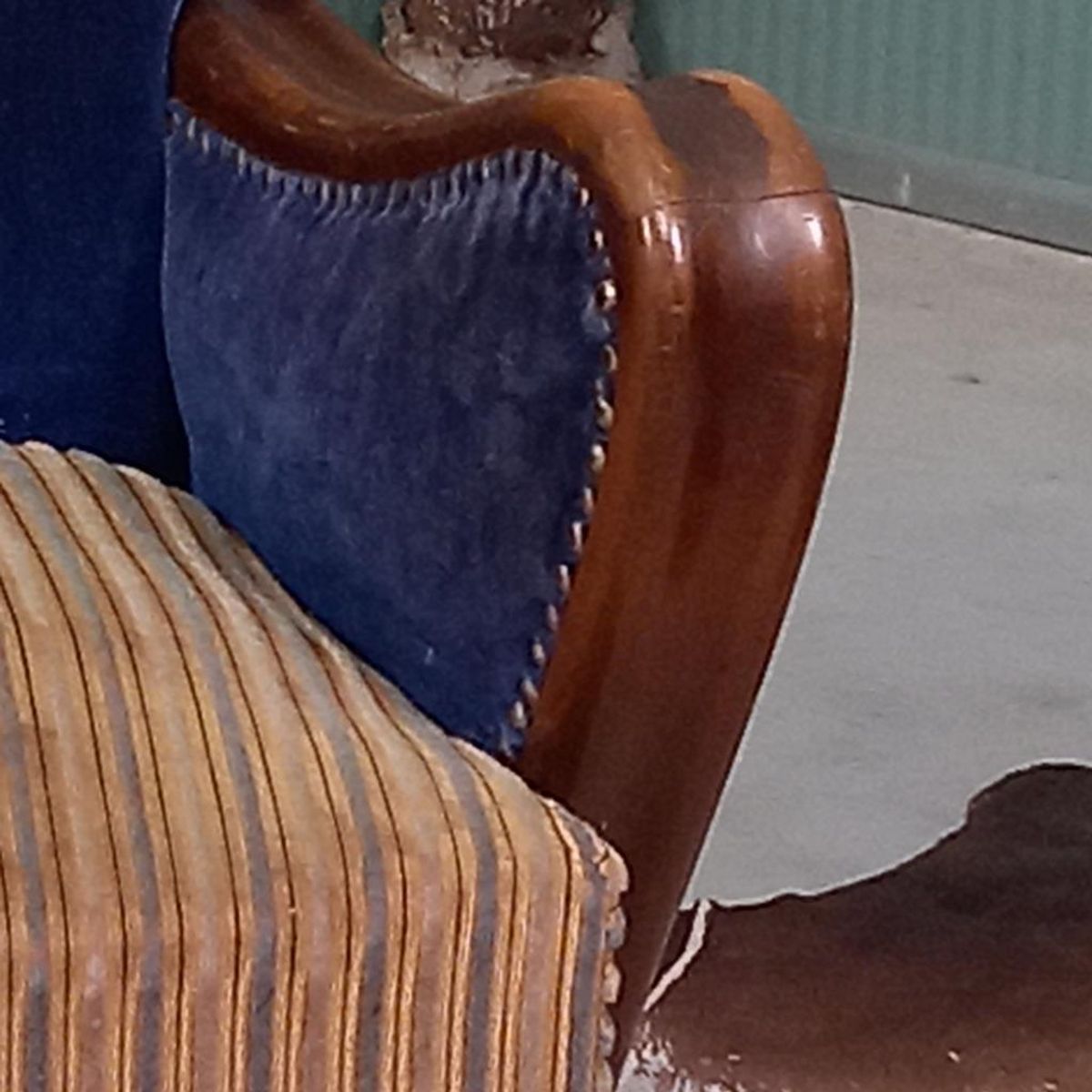 Uniek Frans Antiek Art Deco Kinderfauteuiltje image 11