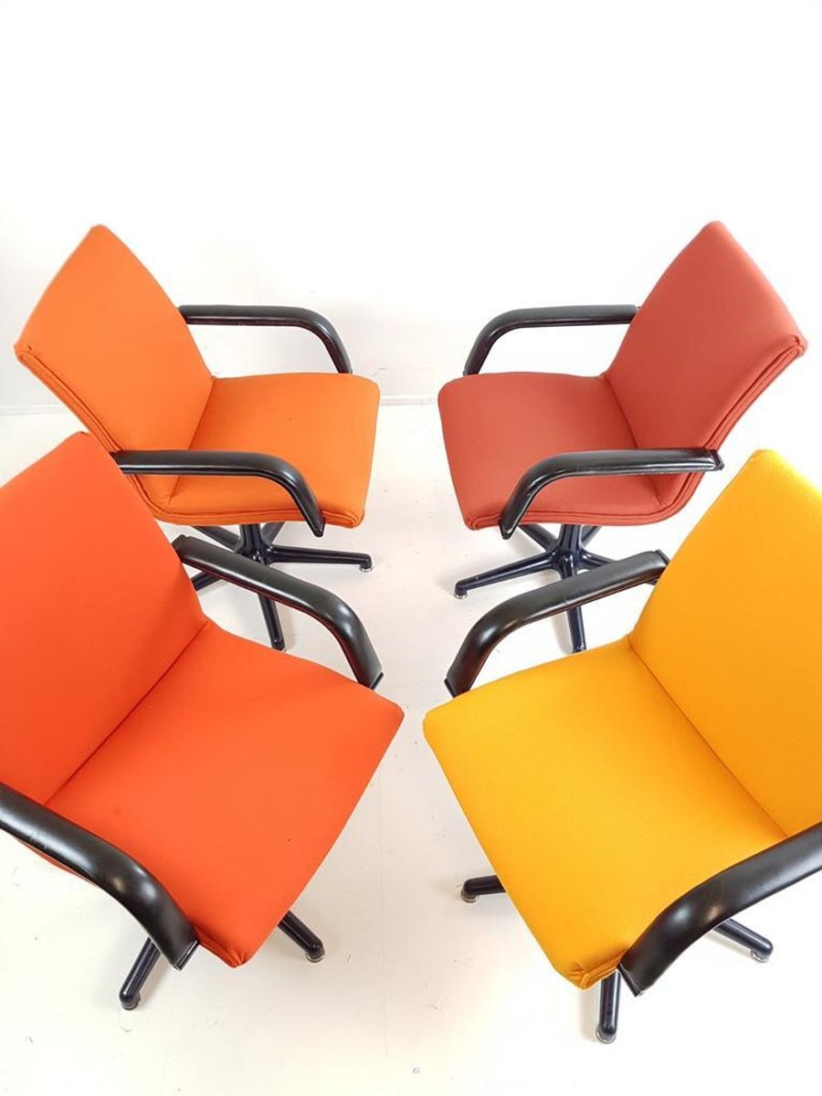 Artifort Bureaustoelen Oranje Setprijs Ploegstof image 10
