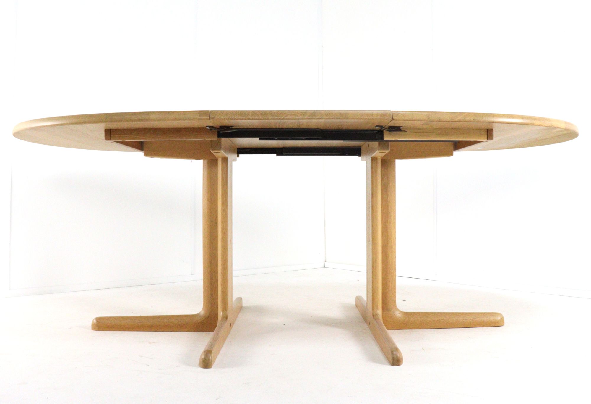 Juul Kristensen Voor Jk Mobler Eiken Ovalen Verlengbare Eettafel Vintage Deens image 10