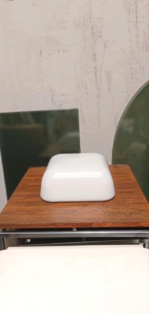 Vintage Plafonniere Glass White bij Reliving