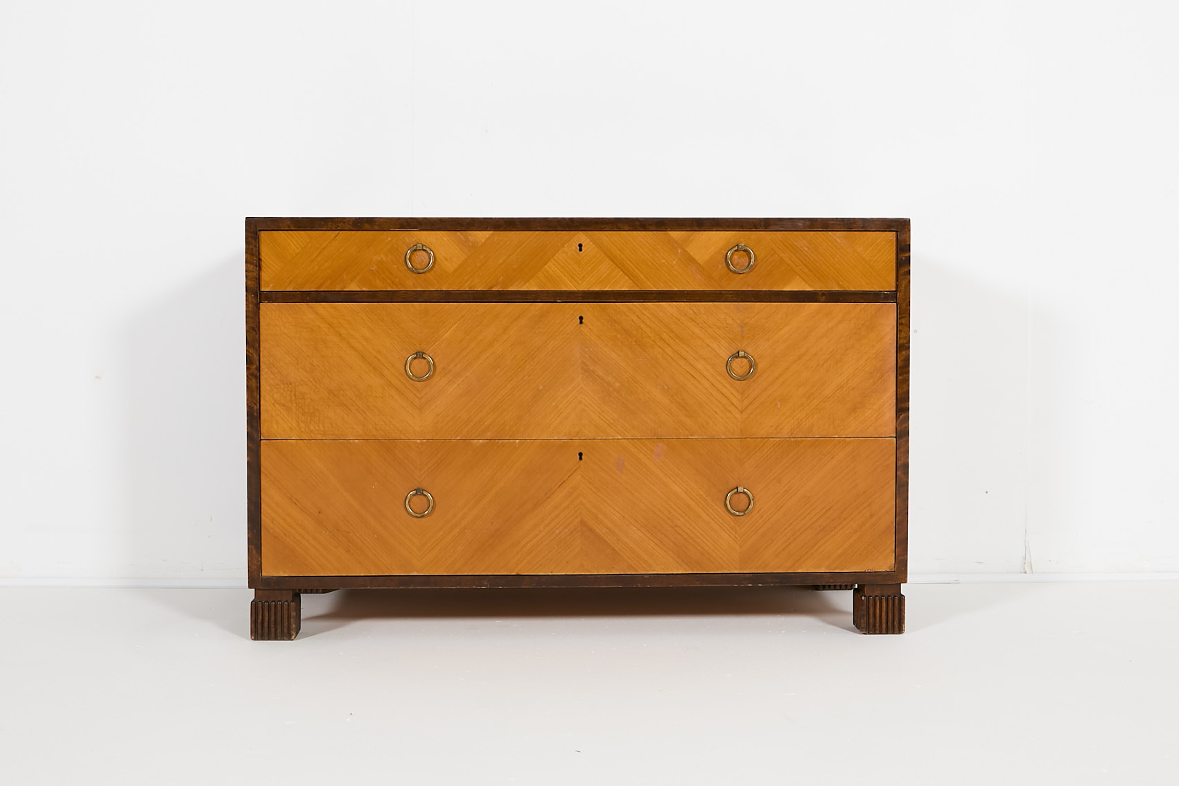 Scandinavian Modern Chest Of Drawers From Axel Larsson For Bodafors, 1930’s Sweden image 3