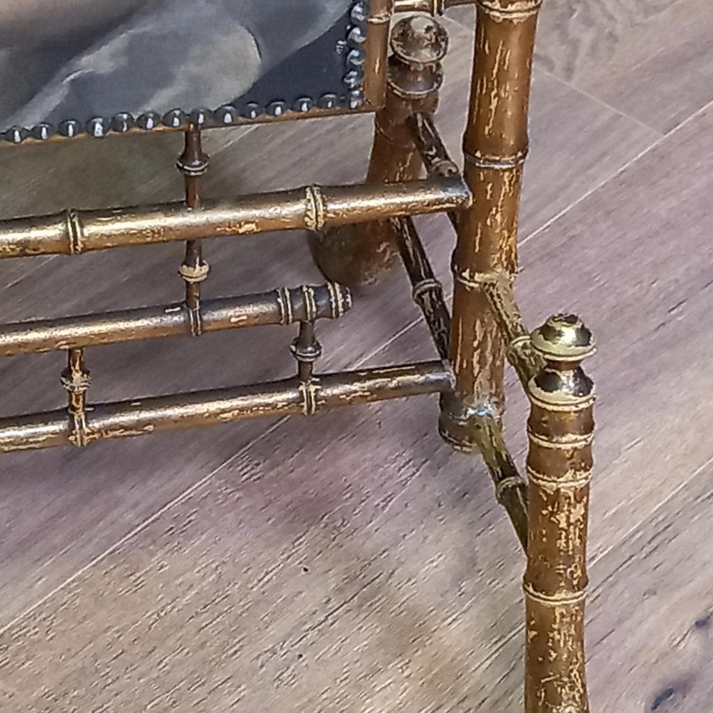 Schitterende Sleets Verguld Antiek Haardscherm image 4