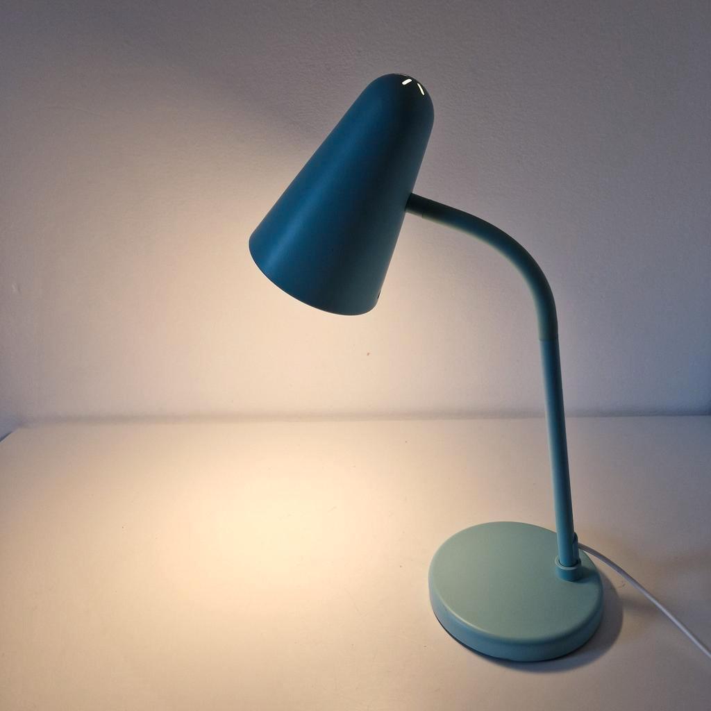 Vintage Ikea Fubbla Bureaulamp Licht Blauwe Desklight image 5