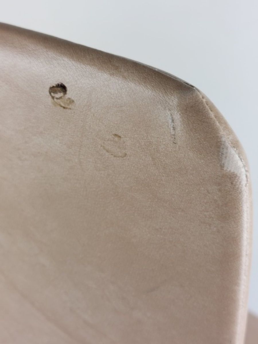 Vintage Brabantia Stoel / Stool / Chair Voor Eetkamer Of Keuken In Beige Kunstleder (skai) image 8
