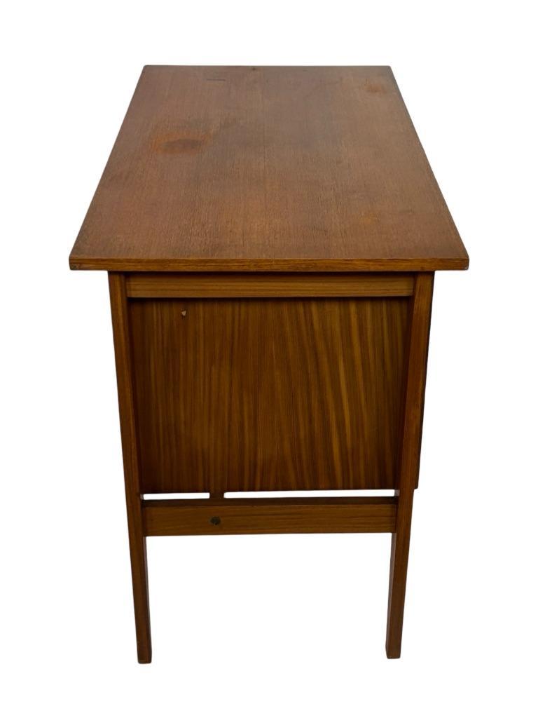 Vintage Bureau Jaren 60 Compacte Werkplek Teak Design image 15