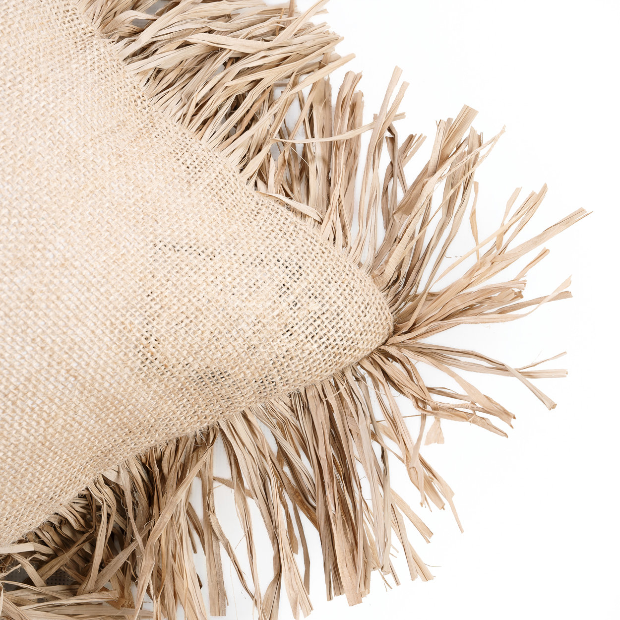 Bazar Bizar |de Jute Bonita Kussenhoes - Naturel - 30x50 image 4