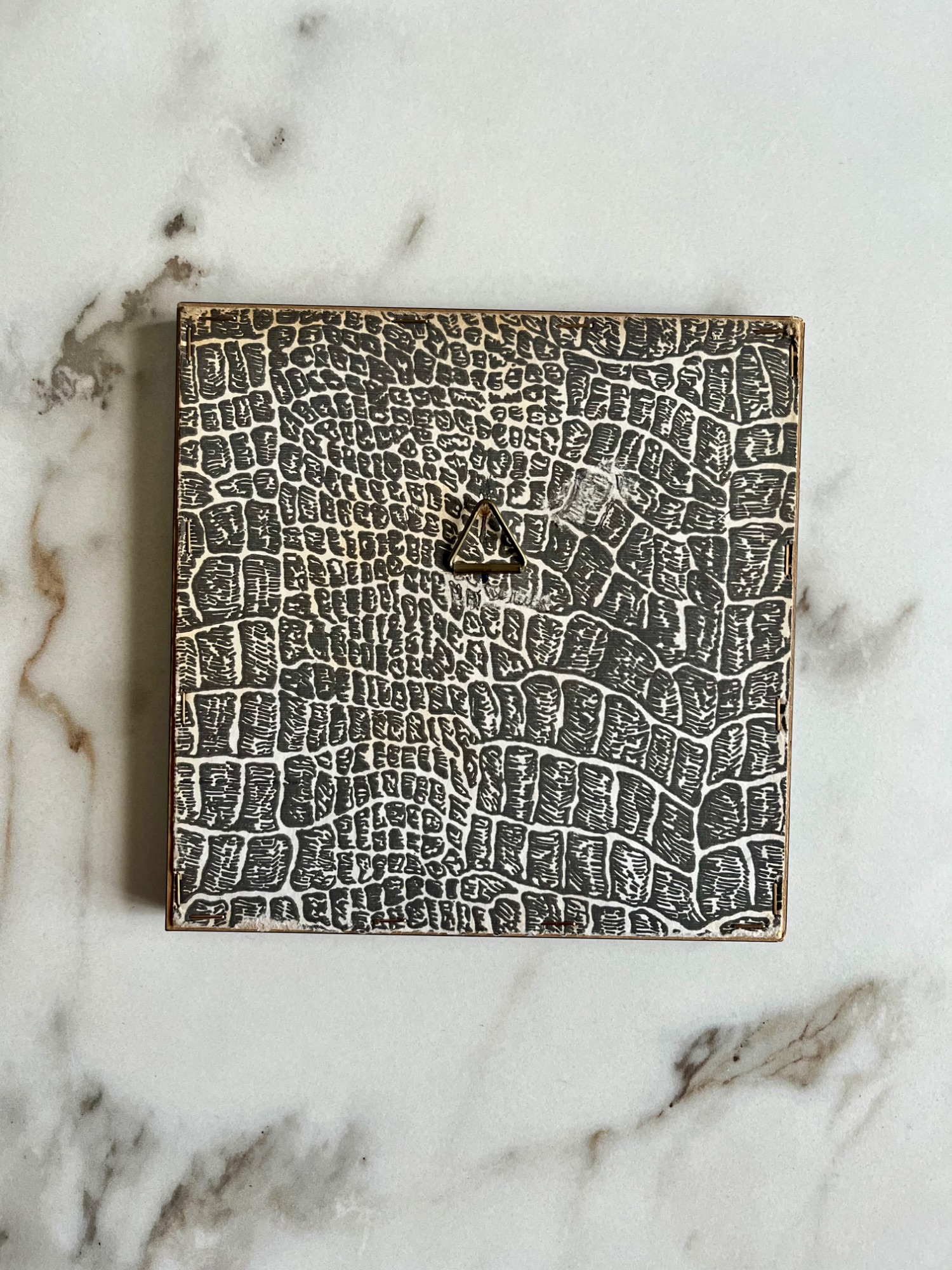 4x Dlefsblauwe Tegel Als Burduurwerk image 9