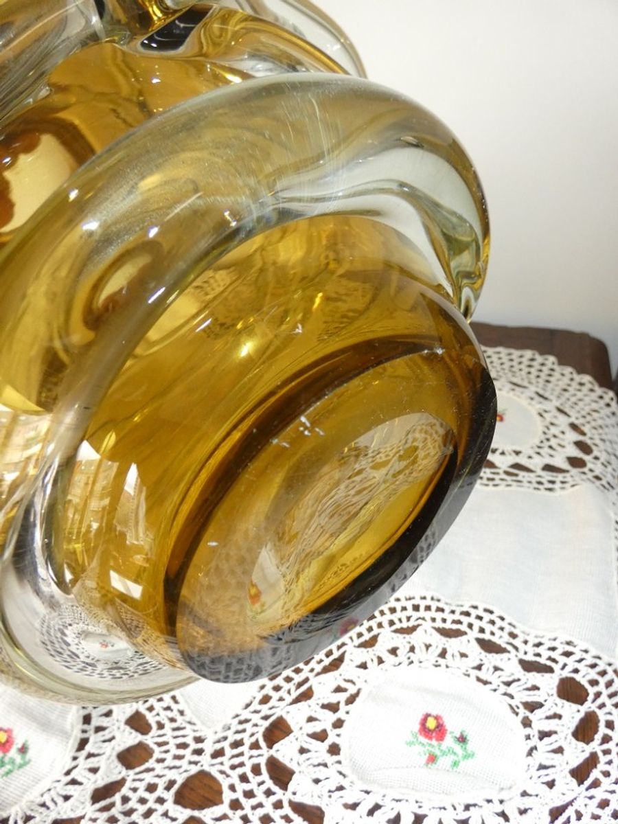 Venetian Modern Glass Grote Vaas. image 4