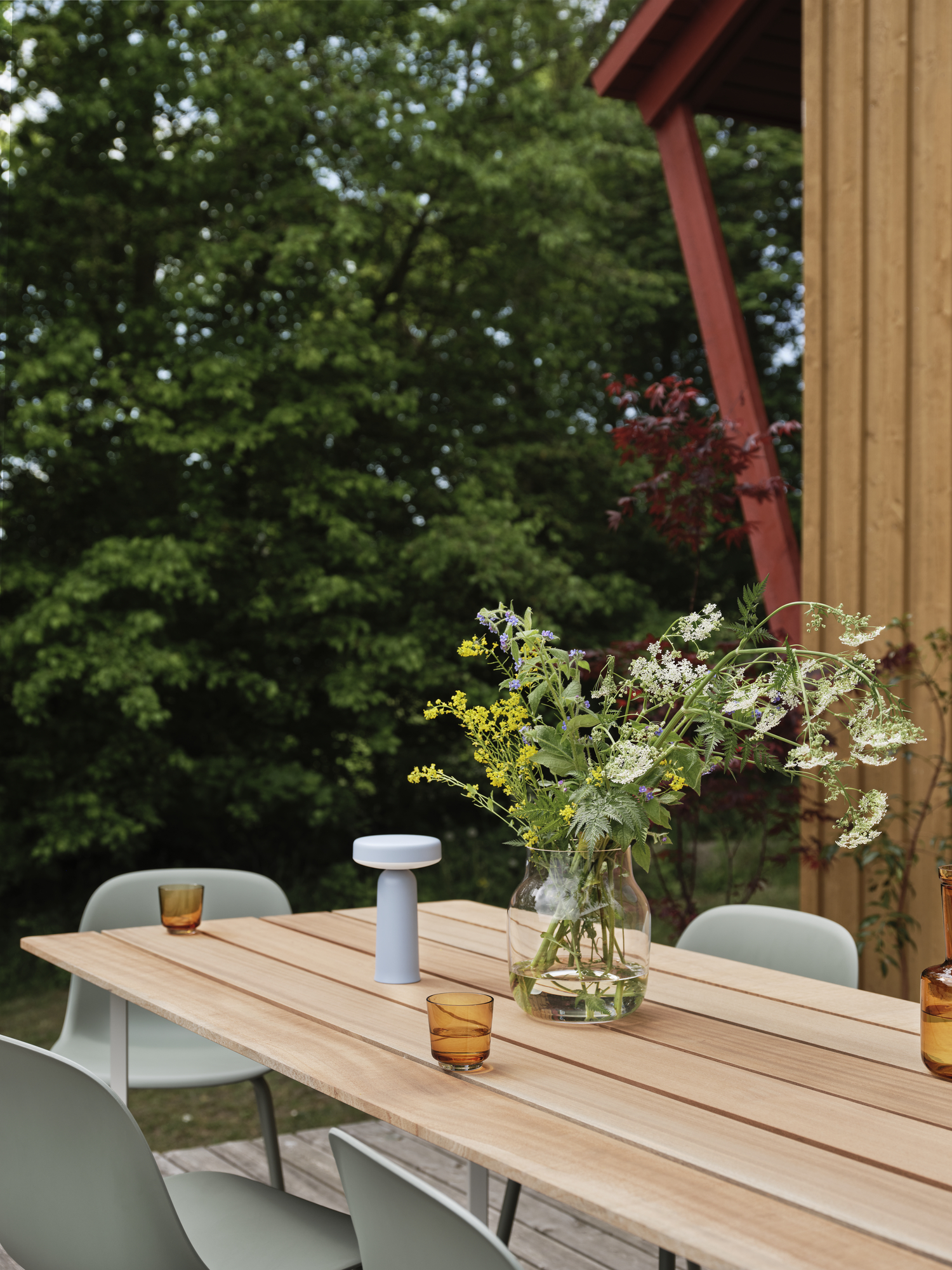 Muuto / Fiber Outdoor Side Chair / Set 6 Stuks / Dusty Green image 10