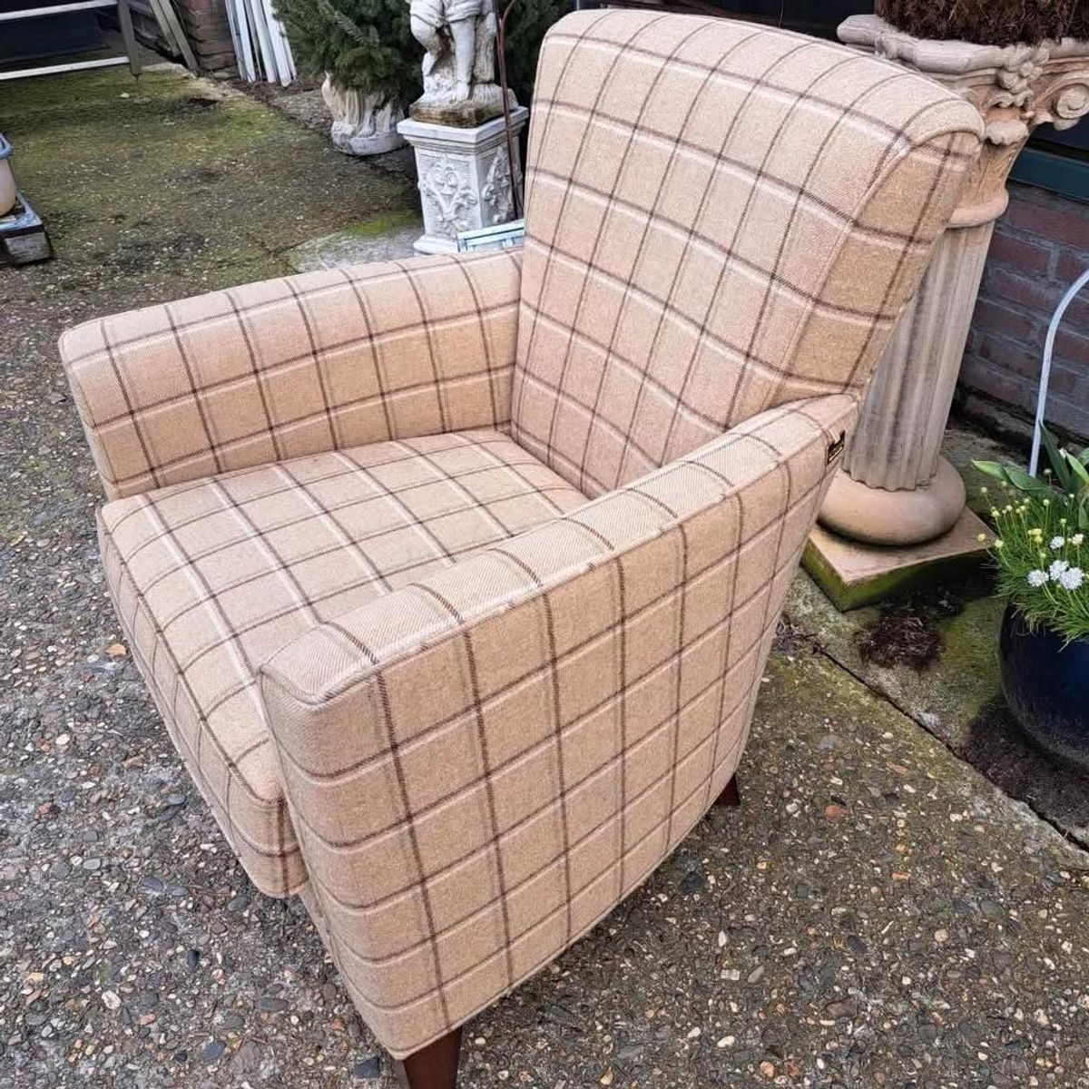 Klassieke Fauteuil Engelse Stijle Van Het Merk Finkeldei image 4