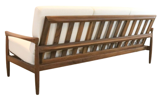 Erik Wørts Voor IKEA Kolding Bank Vintage Reupholstered image 13