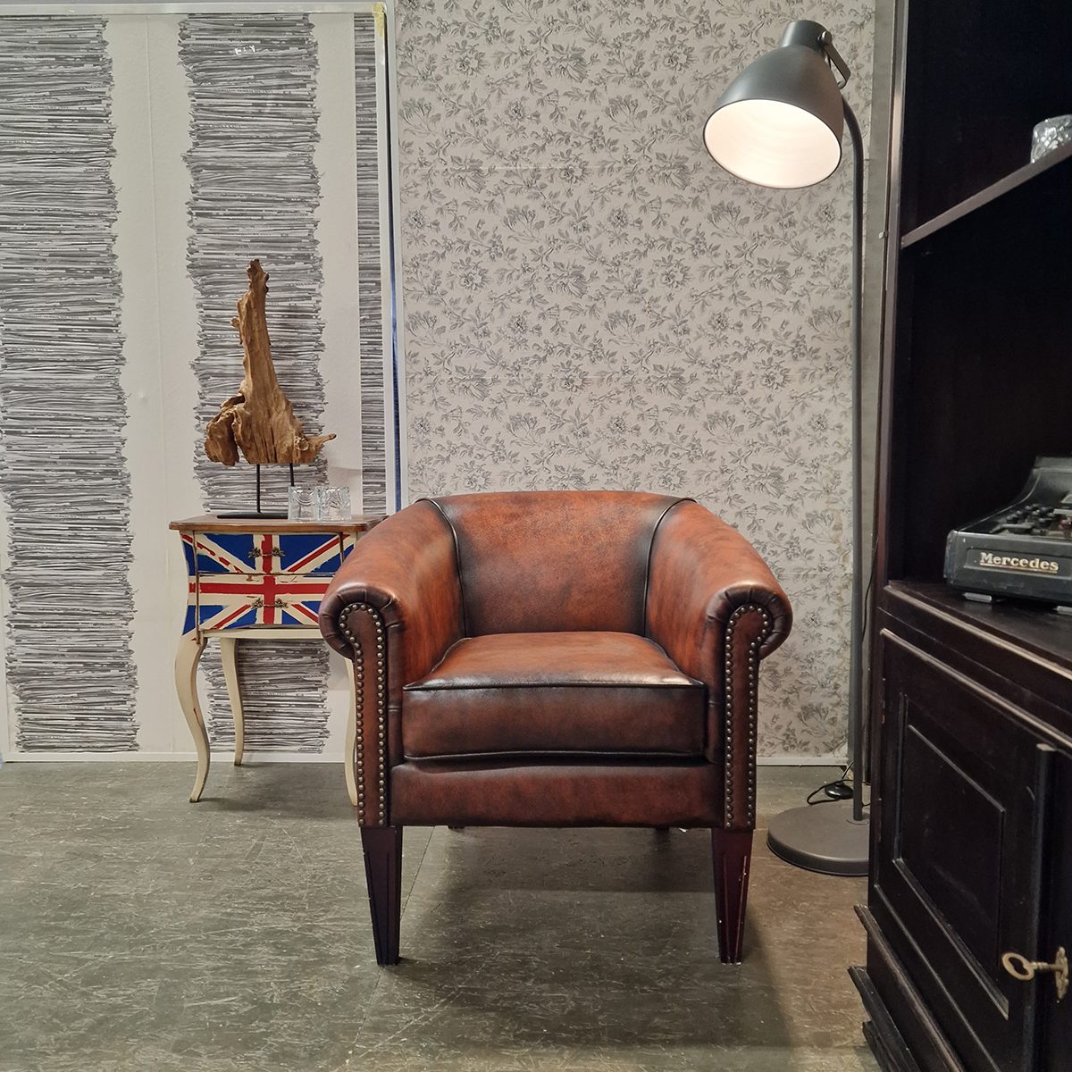 Chesterfield Club Chair - Antiek Bruin image 3