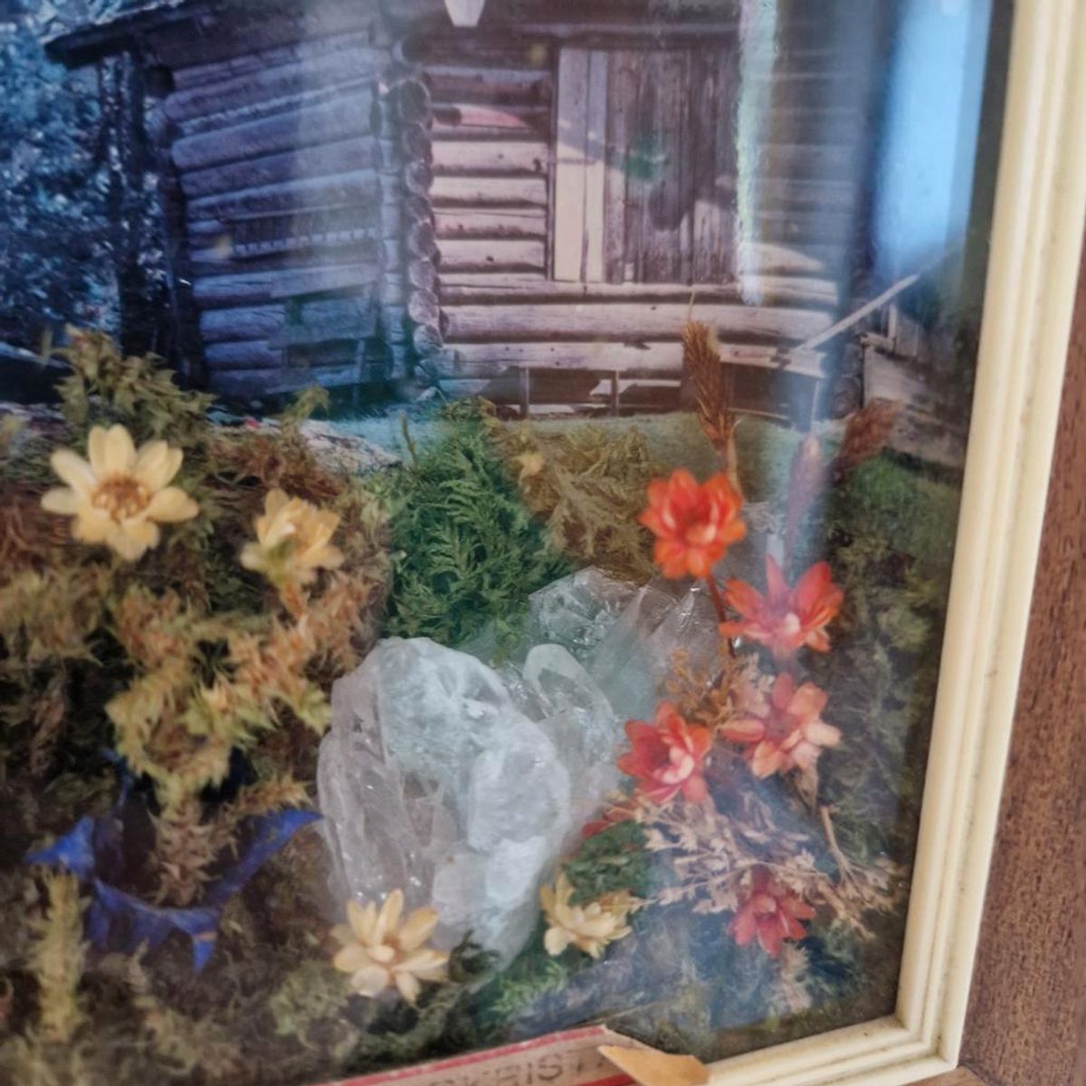 Oostenrijk 3d Vintage Schilderij Met Kristal Stenen Etc. image 7