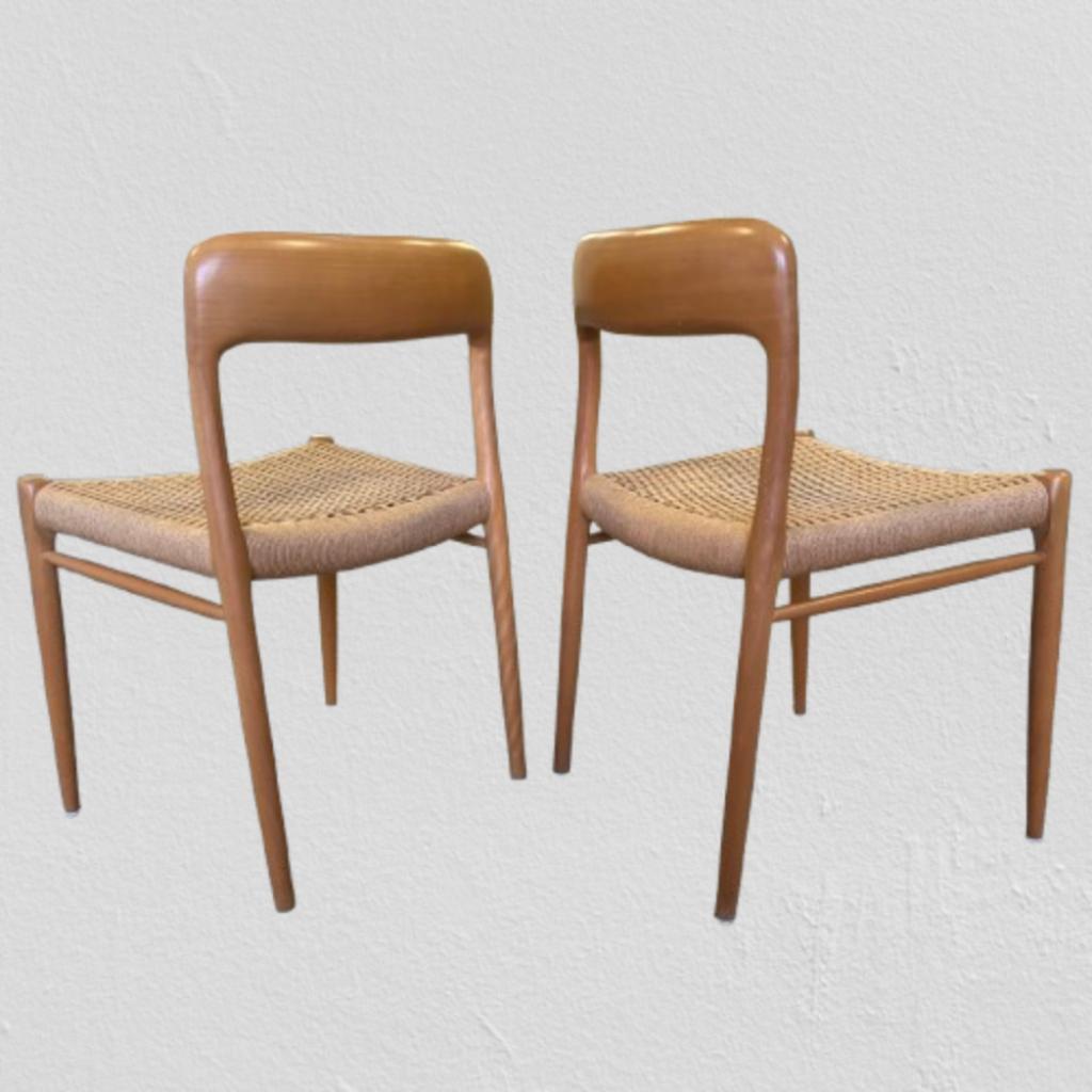 Set Van 8 Stoelen Niels Moller Voor Mollers Mobelfabrik image 24