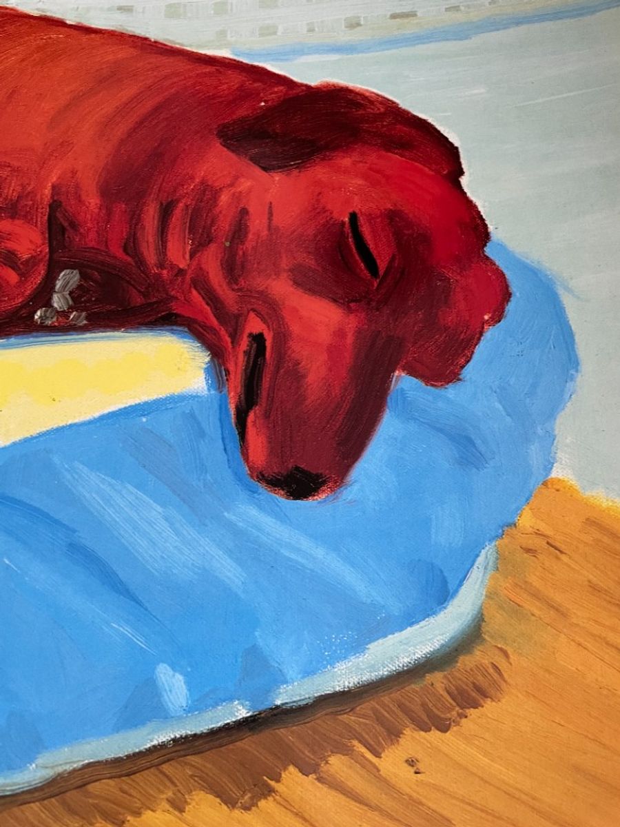 David Hockney, Dog Paintings 38 Salts Mill 1995. image 12
