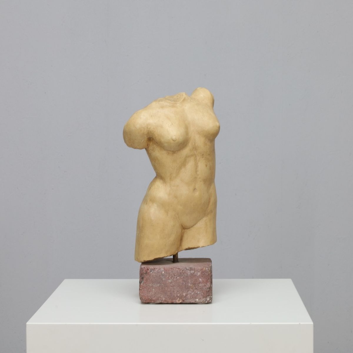 Sculptural Female Torso Signed Ac image 8