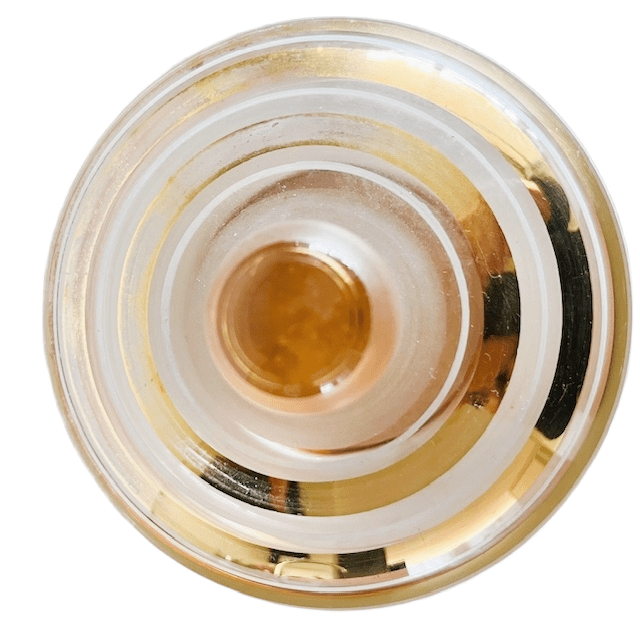 Art Deco Bonbonnière Roze Goud Glas Sieradendoosje 1950’s image 5