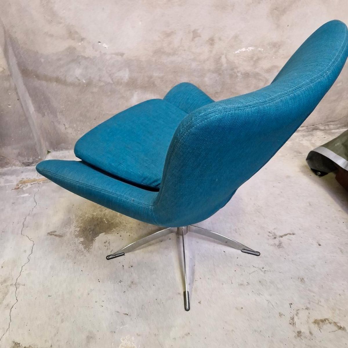 Hjord Knudsen Vintage Fauteuil Draaifauteuil Draaistoel image 6