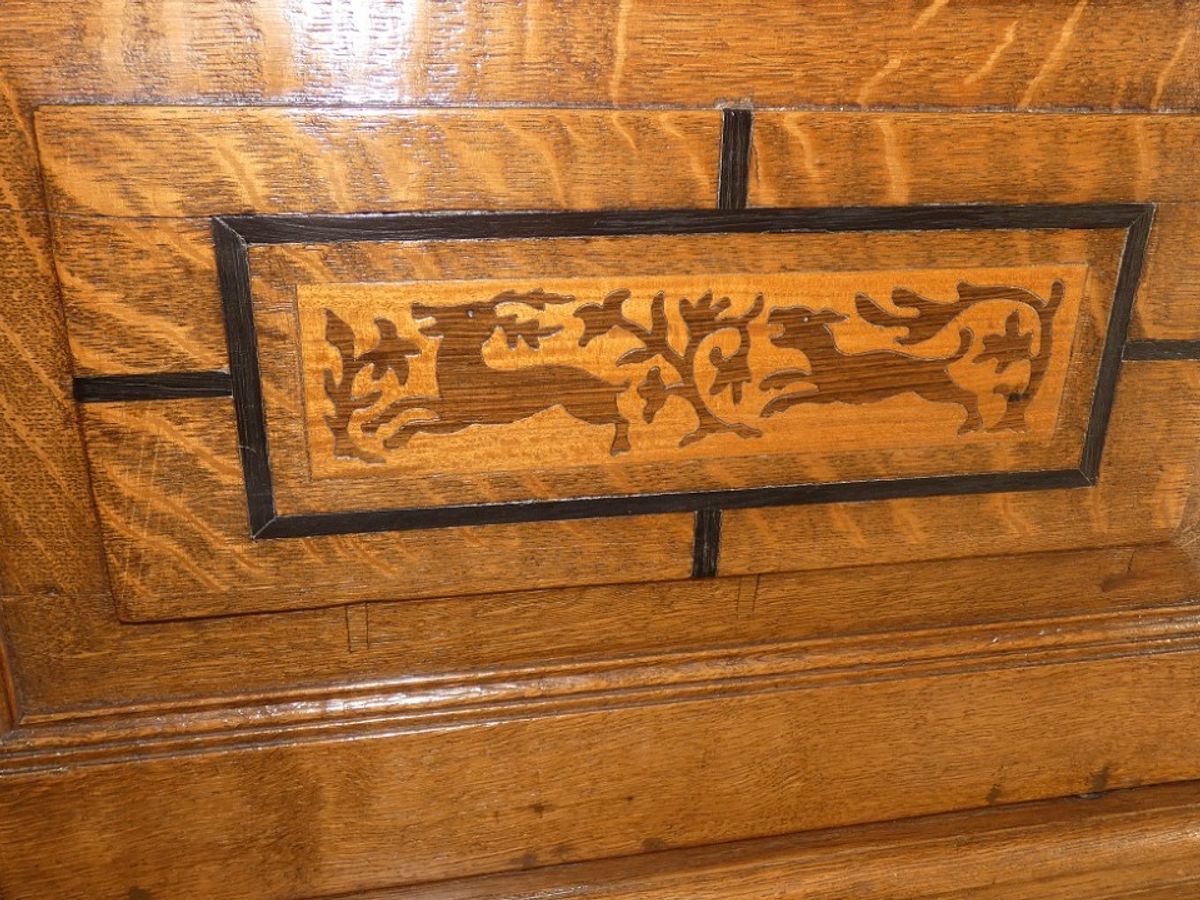 18de Eeuwse Zeeuwse 4deurs Kast Met Inlegwerk. image 11