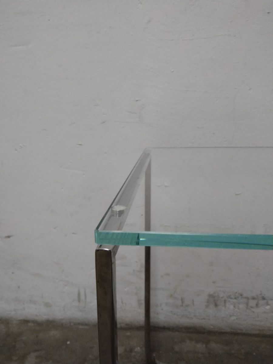 Vintage Glazen Bijzettafel image 2