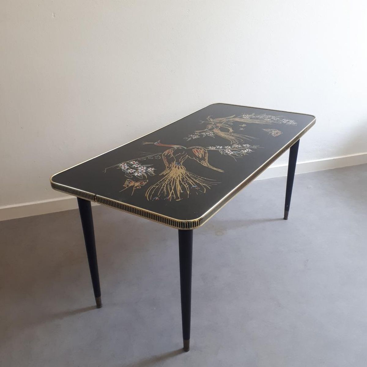 Jaren 50 Vintage Salontafel Fifties Pauw Coffeetable Tafel image 4