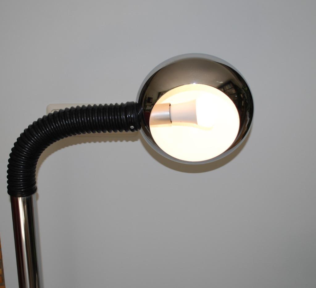 Staande Vloerlamp Jaren '70 Chrome image 7
