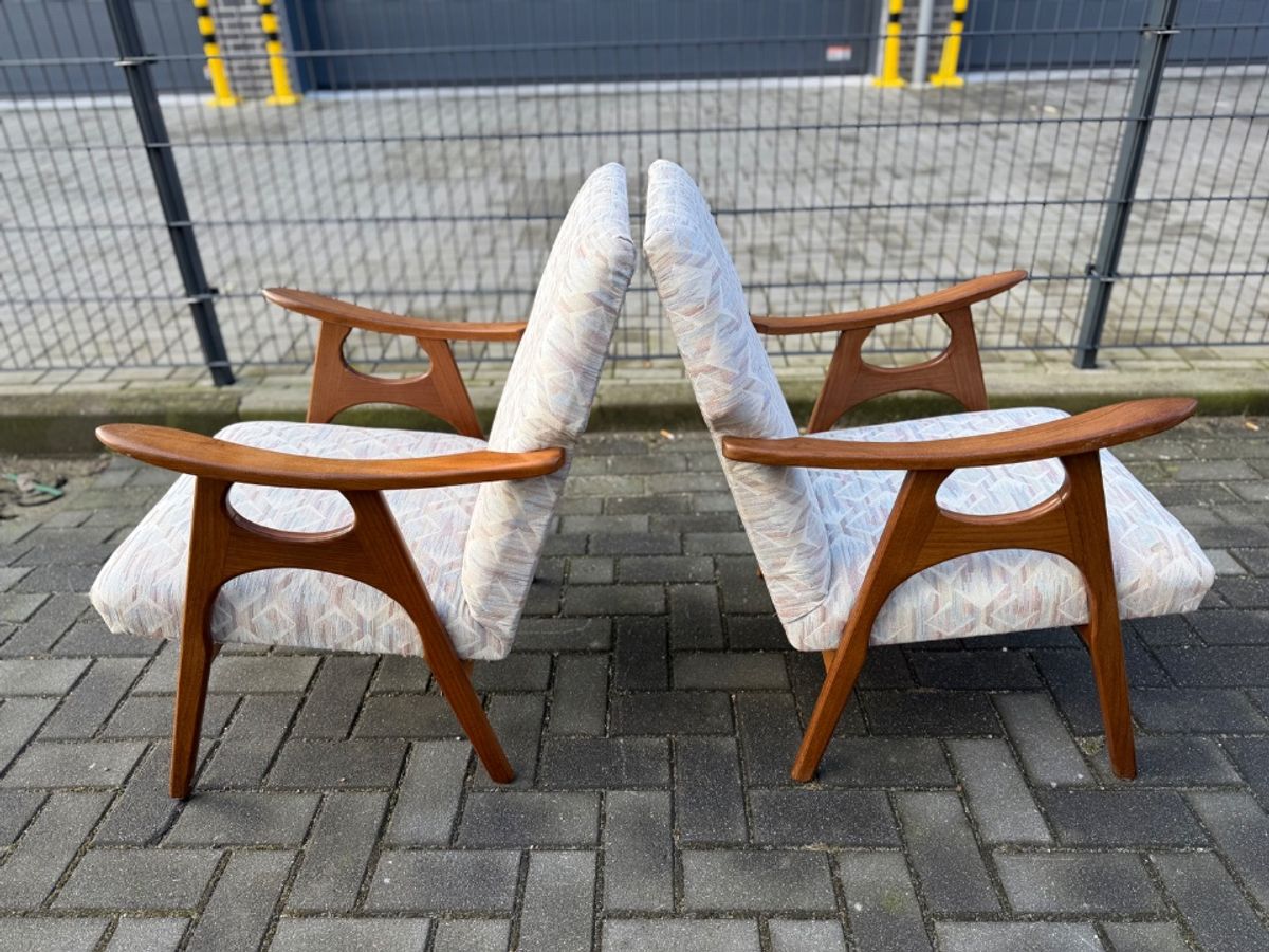 Set Van 2 Vintage Relax Stoelen image 5