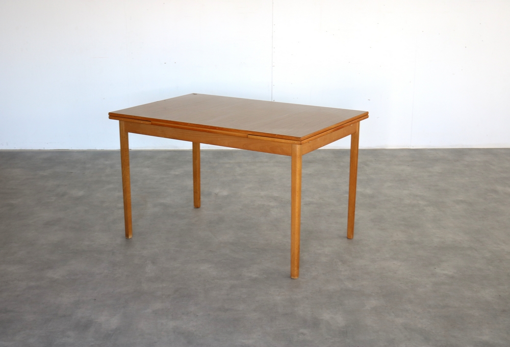 Vintage Eettafel | Tafel | Jaren 60 | Uitschuifbaar | Zweeds image 2