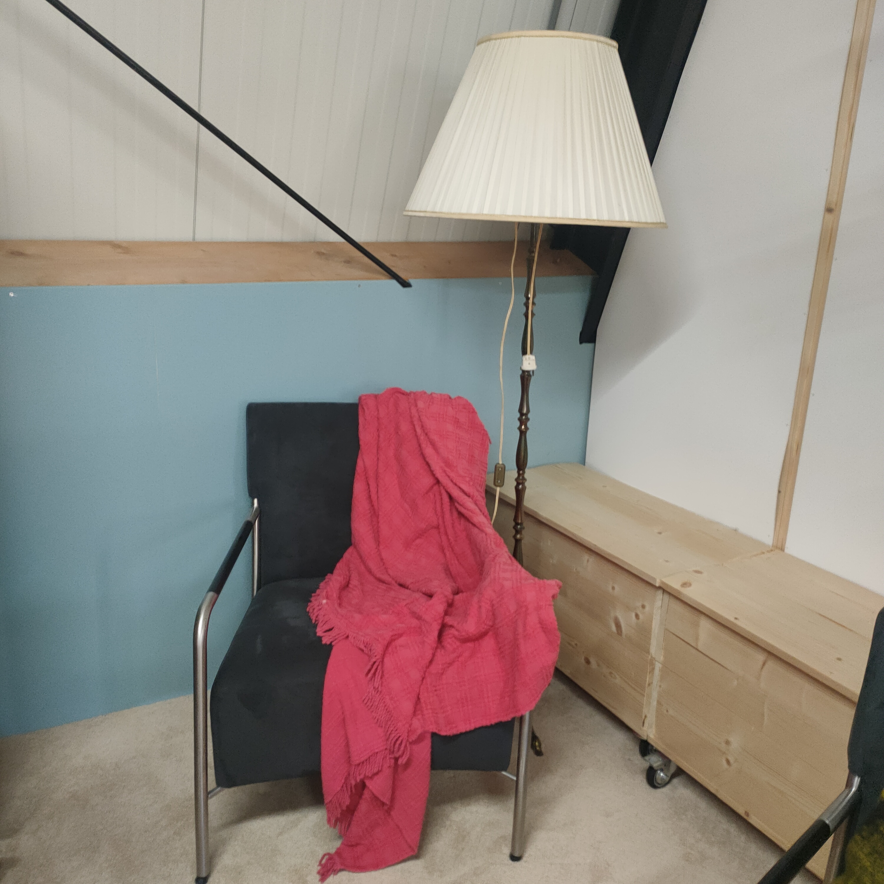 Vintage Chenille Roze Jaren 50-60 Bedsprei/wandkleed/deken image 4