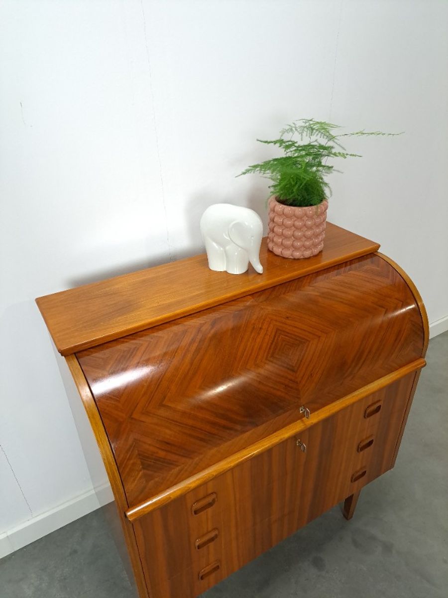Secretaire Bureau Uit Zweden Met Lades, Scandinavisch Bureau image 7