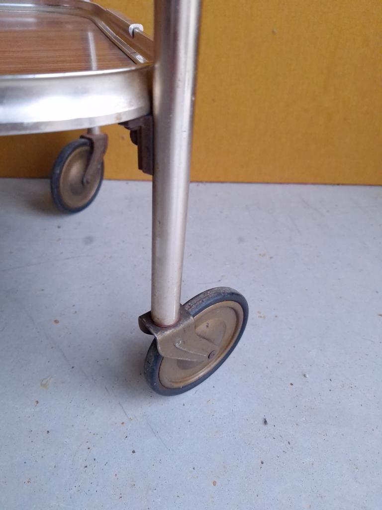 Vintage Barcart, Serveerwagen, Trolley, Dranken Tafeltje image 3