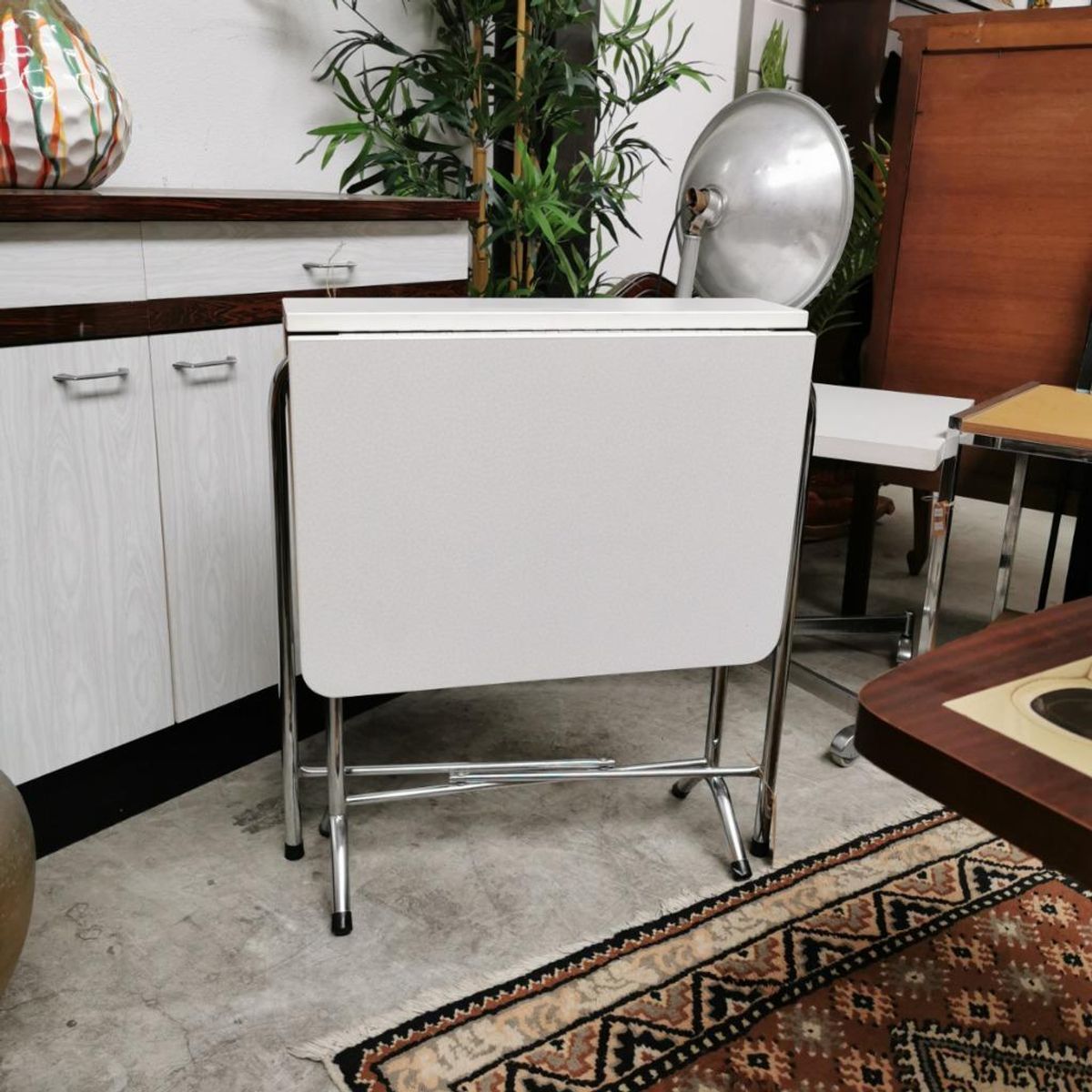 Vintage Formica Tuintafel Campingtafel Keukentafel Klaptafel image 14