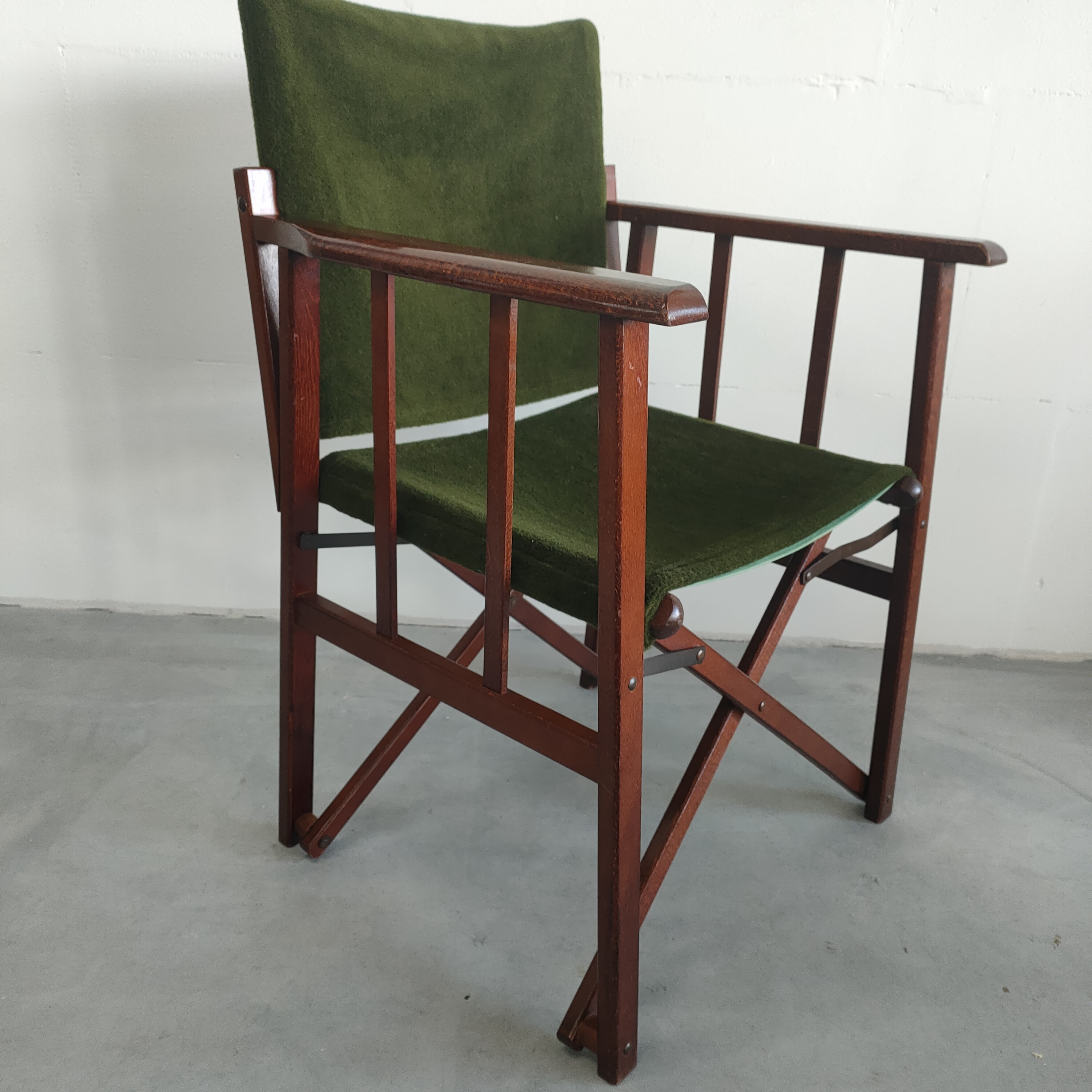 Unieke En Zeldzame Jaren 50 Green Brothers 'foldable' Regisseursstoelen Bridge Tafelset image 8