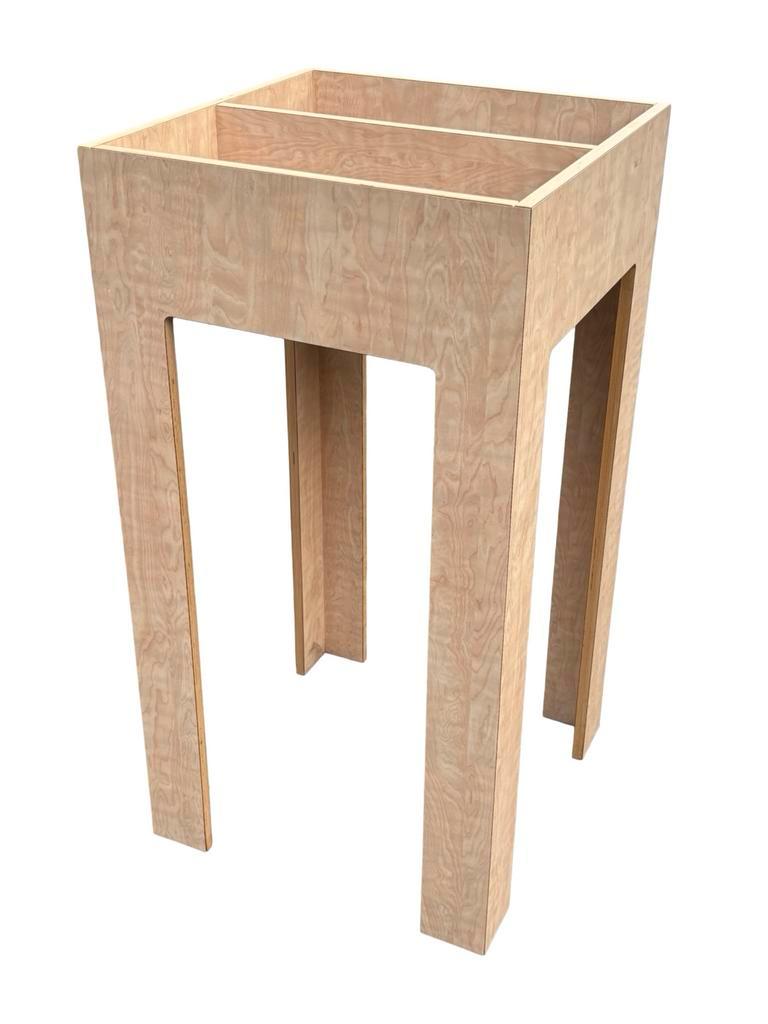 Houten Tafel Opbergmeubek Lp Cd Boelen - Uniek Design image 10