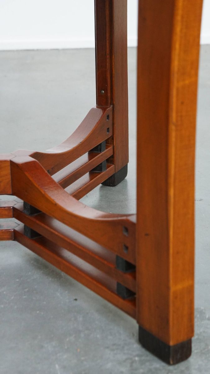 Zeer Mooie Art Nouveau Jugendstil Design Eettafel Van Schuitema Met Prachtige Details image 13
