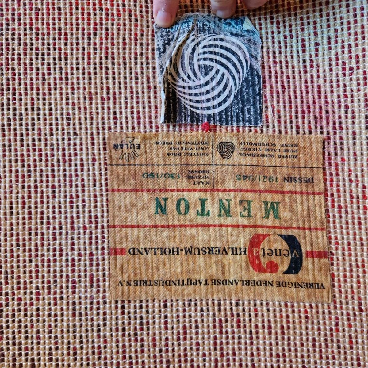 Vintage Vloerkleed Bruin Rood Jaren 70 Kleed image 6
