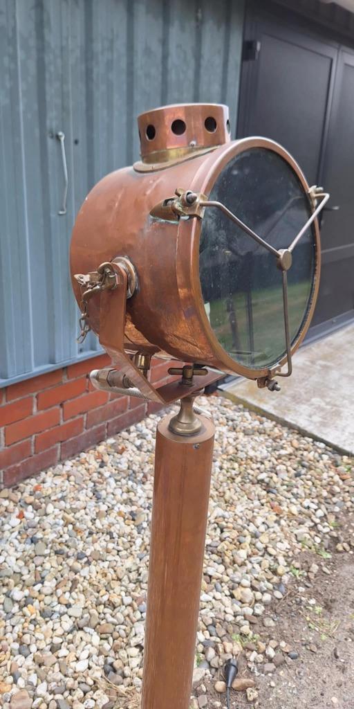 Vintage Schijnwerper Lamp, Scheepslamp Van Francis Bolt. image 4