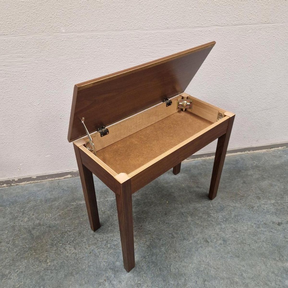 Vintage Piano Bankje Met Opbergruimte image 3