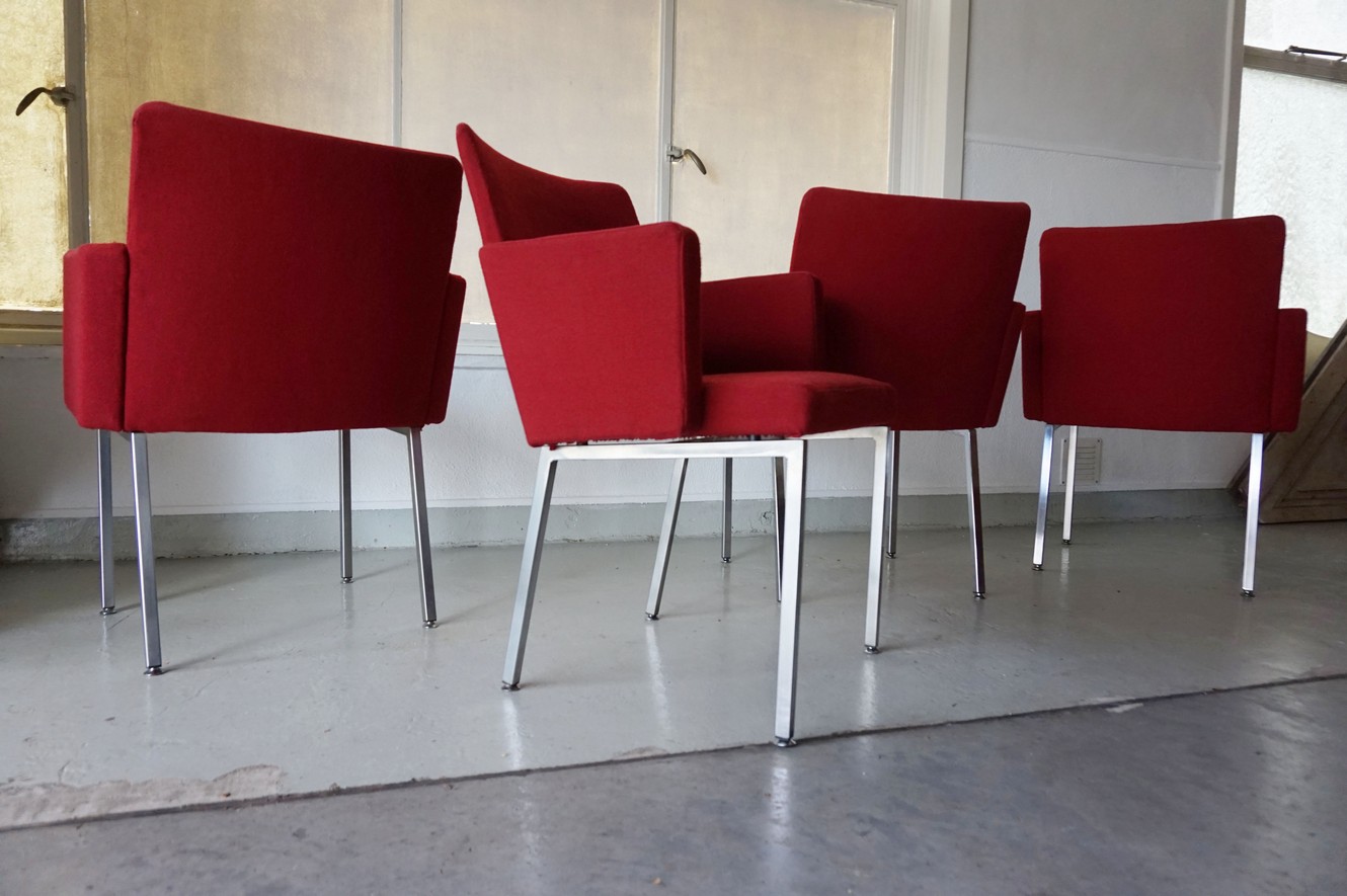 Armstoelen Van Hein Salomonson Voor Ap Originals, Set Van 4 - Moet Hergestoffeerd image 5