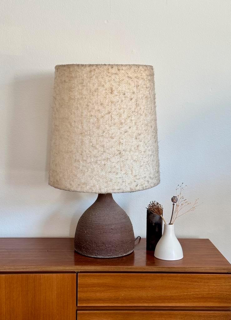 Vintage Xl Brutalist Keramiek Tafellamp Jaren 60 Krosselbach image 5