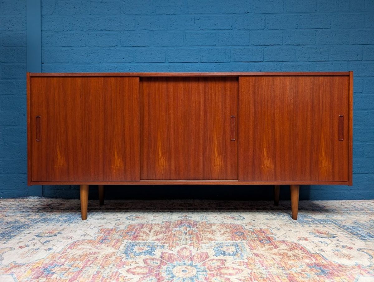 Vintage Lowboard Uit De Jaren 60, Deens Midcentury Dressoir image 2