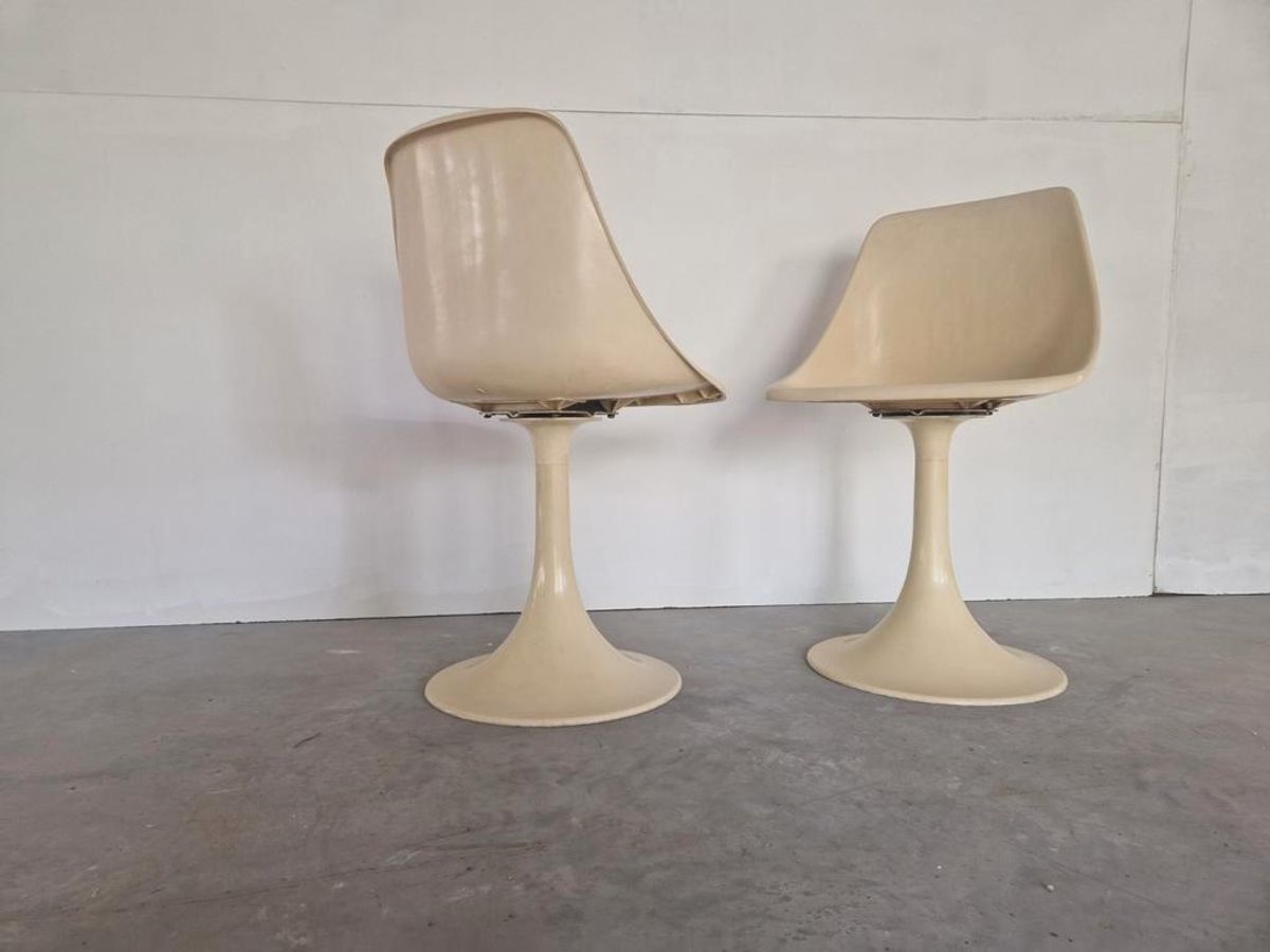 Space Age Vintage Tulp Stoelen Eero Saarinen image 4