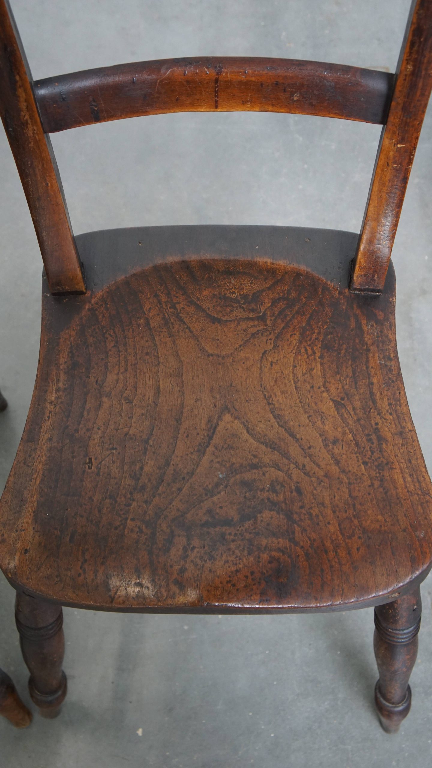 Tijdloze Elegante Set Van 10 Antieke Engelse Oxford Eetkamer/ Keuken Stoelen image 8