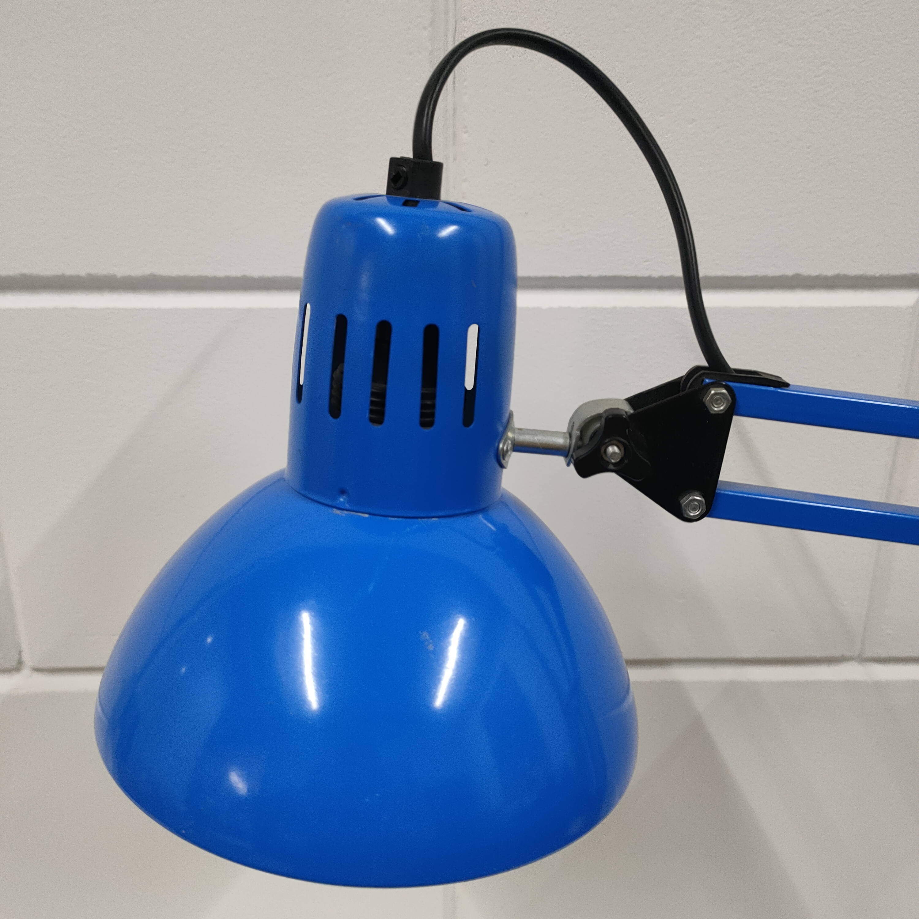 Retro Blauwe Schaarlamp Uit De Jaren 90 image 7