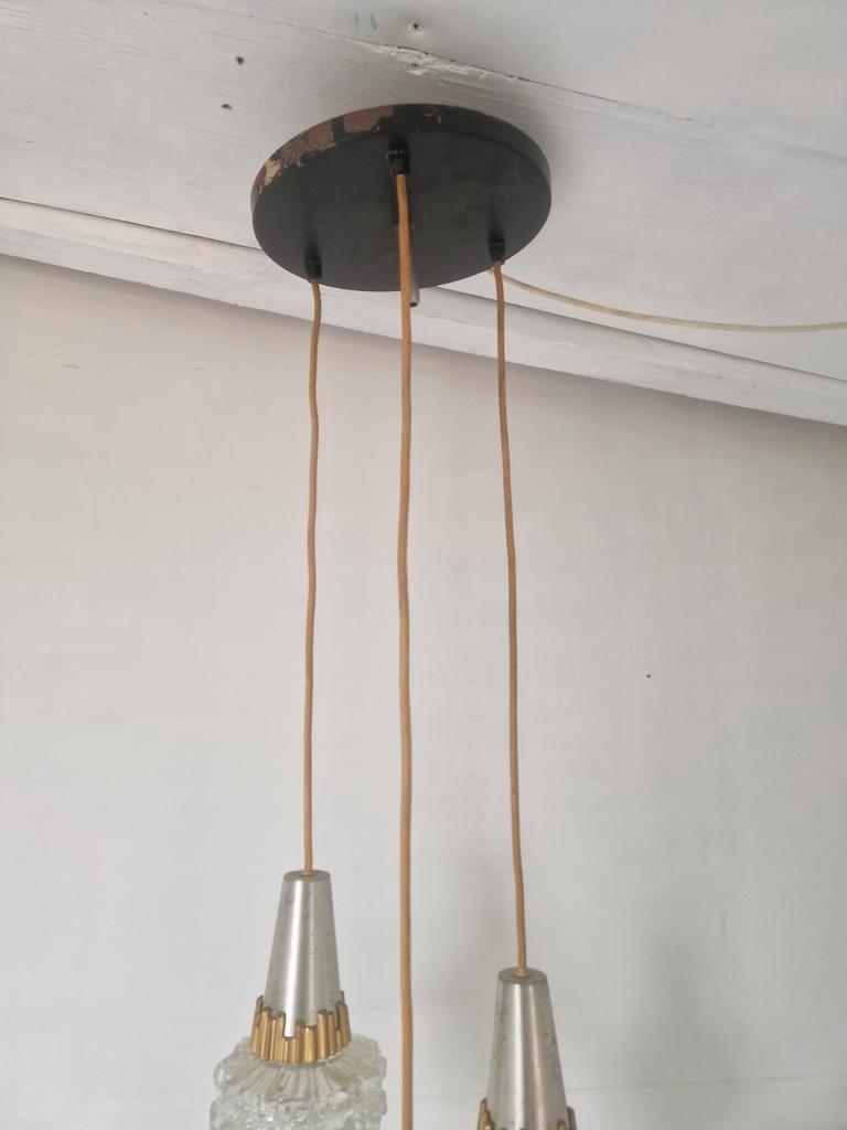 Zeldzame Brutalist Cascade Lamp Vintage Design image 14