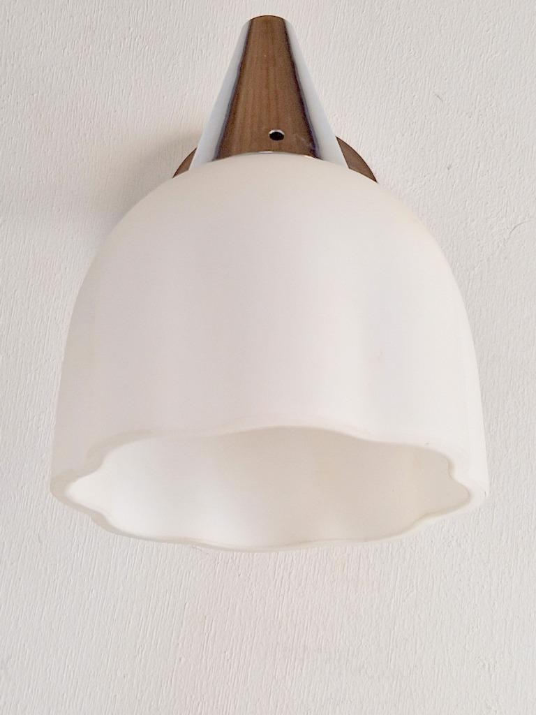 Vintage Circe Antonangeli Illuminazione Wandlamp Glas Metaal image 5